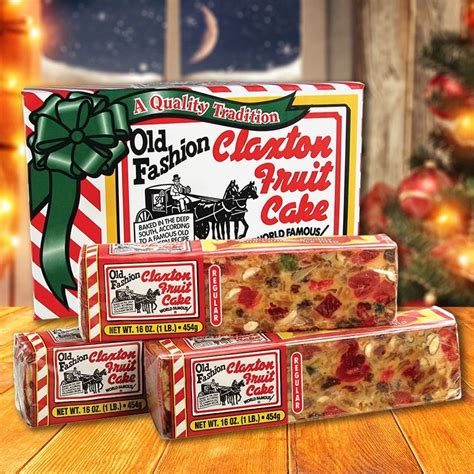 Claxton fruit cakes - A blend of nature's finest fruits and nuts, Claxton Fruit Cake has enjoyed a worldwide reputation for quality and value for over 113 years. Our popular ClaxSnax features 20 individually wrapped 1.5-oz. slices of our world famous fruit cake. It's the convenient way to enjoy a slice of Claxton quality anytime!